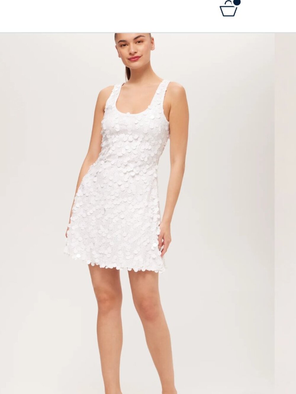 Trina Turk Score Sleeveless Sequin Skater Dress